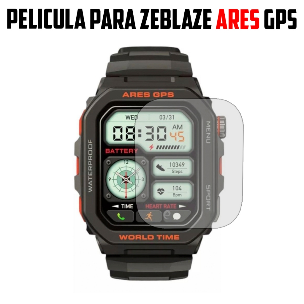 Pelicula de Hidrogel para Smartwatch Zeblaze Ares GPS de gel Super Resistente promocao