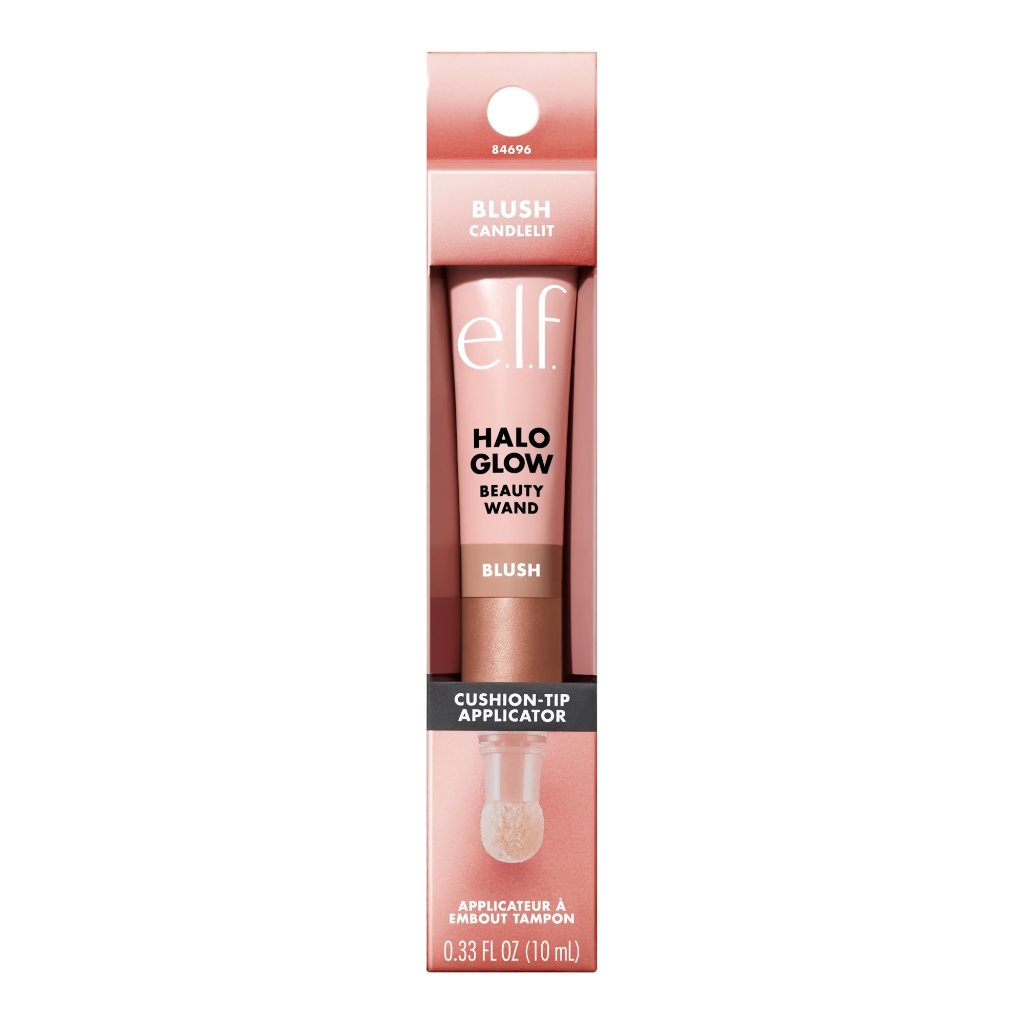 E.L.F BLUSH LIQUIDO Halo Glow Blush Beauty Wand COR CANDLELIT