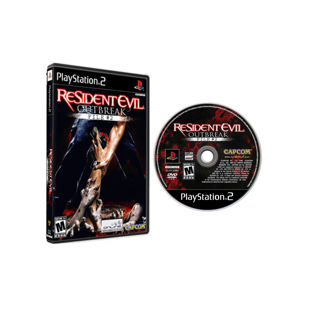 Jogo Resident Evil Outbreak File 2 Para PS2 Playstation 2