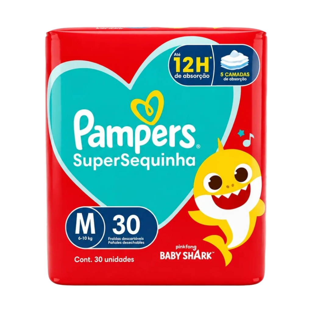 Fralda Descartável Infantil Pampers Supersec Barato Revenda Baby Super Sequinha