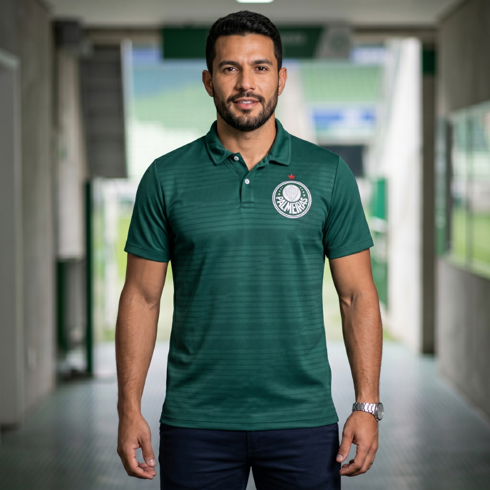 Camisa Polo Palmeiras Away Licenciada Original Adulto