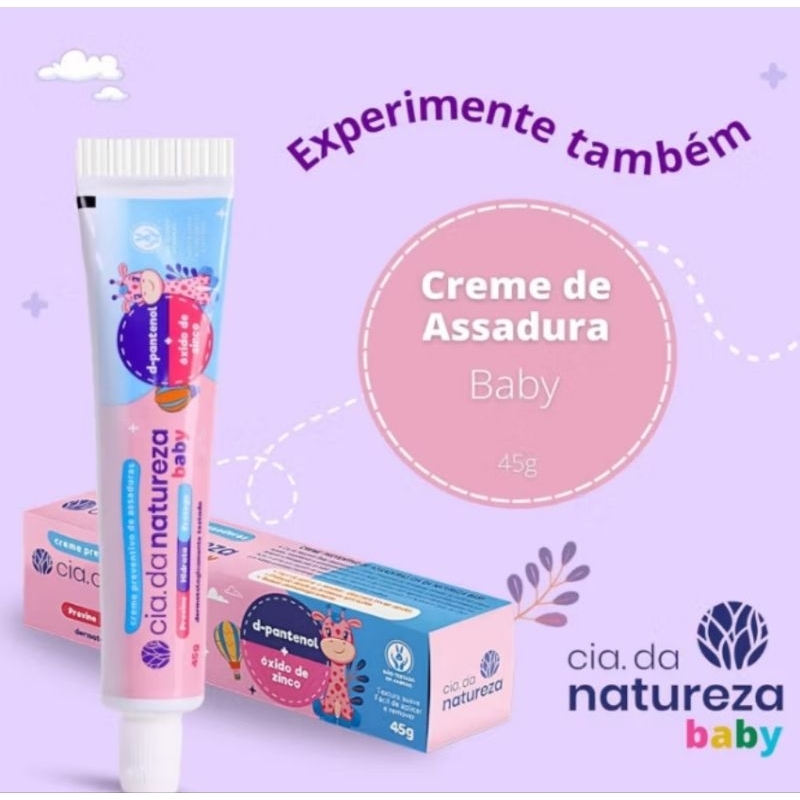 Creme de assadura Cia D-pantol +Óxido de zinco 45 g
