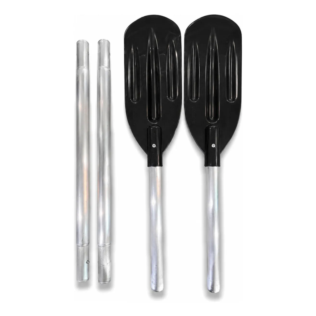 Remo Duplo Para Bote Canoa Caiaque Pesca Alumínio 2,10Mts Desmontável em 4 Partes - Promoção !