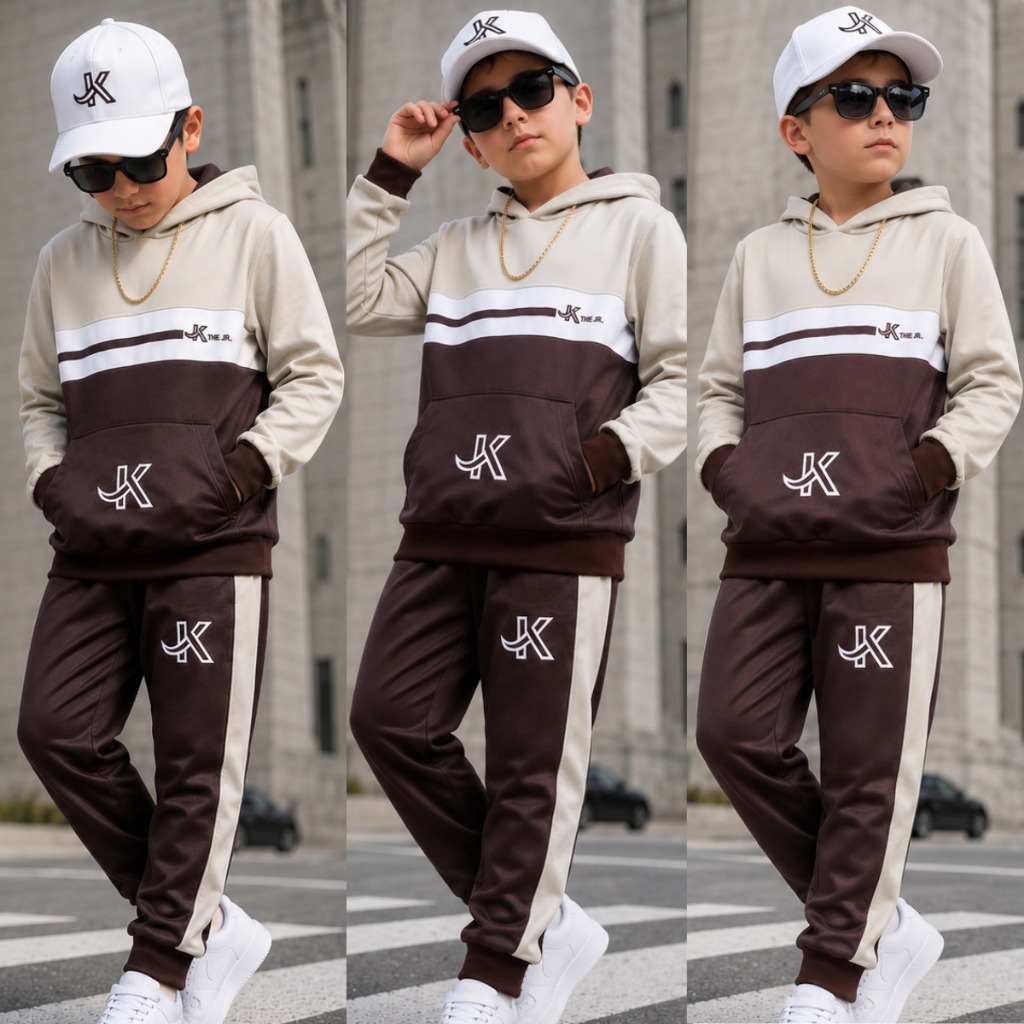 Conjunto 2 Peças Para Menino Roupa Infantil Inverno Casaco e Calça - Tamanhos 2 ao 12 Anos
