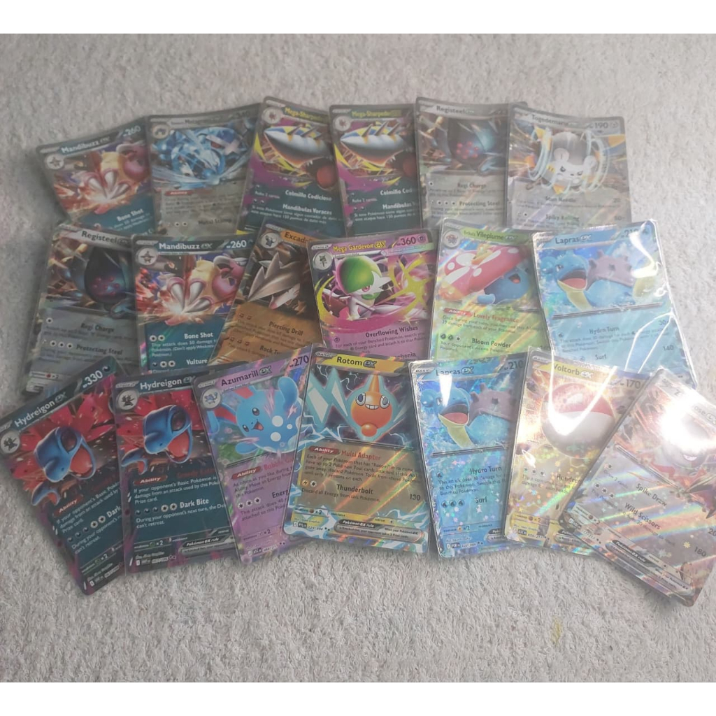 Detalhes do 50 cartas comuns originais em inglês + 1 ex garantida em inglês