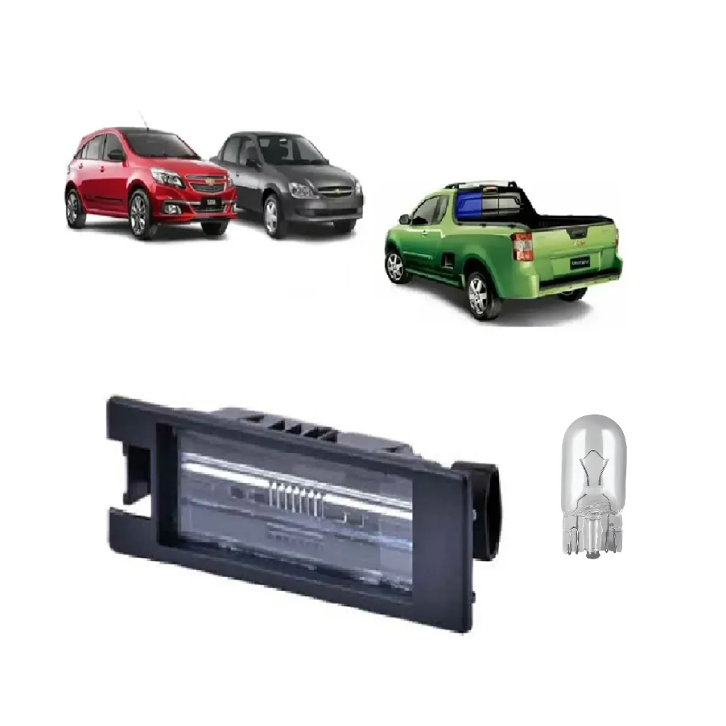 Lanter C/soquete + Luz Placa Meriva Spin Agile Montana 6008s