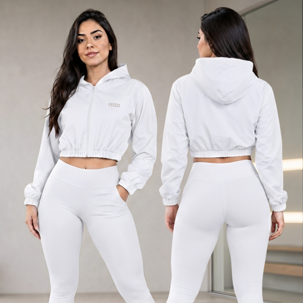 Blusa Corta Vento Cropped