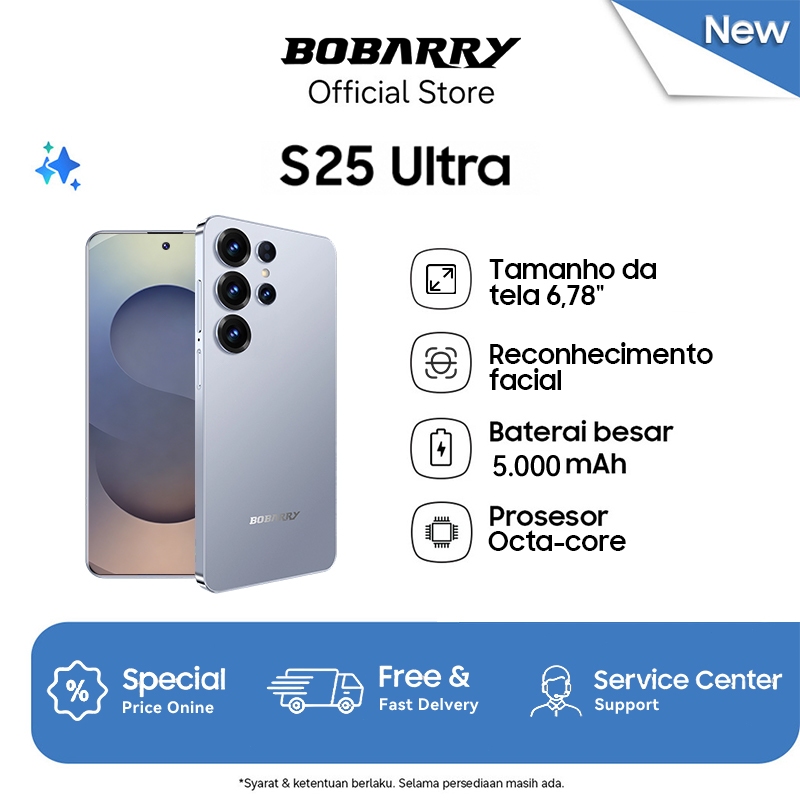 Smartphone S25 Ultra 5G 16GB+512GB Android 15 6,78" HD Dual SIM