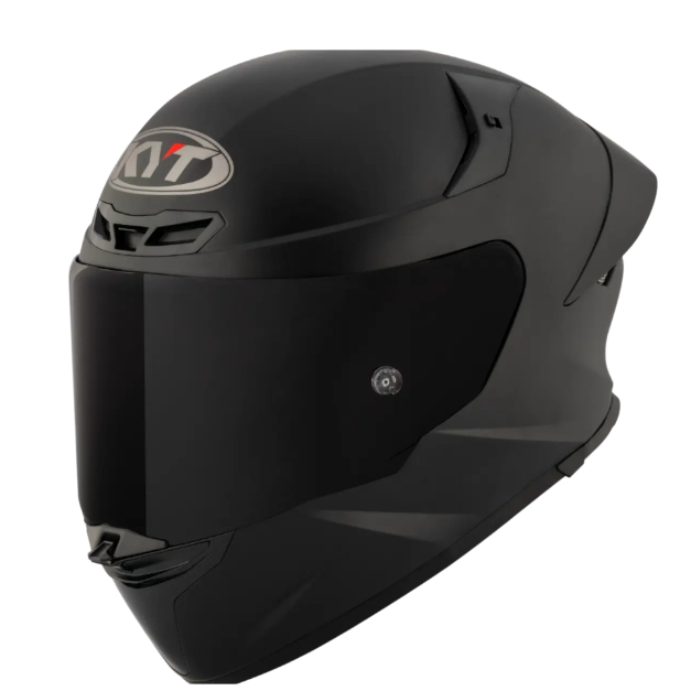 CAPACETE KYT TT REVO PLAIN MATT BLACK EXCLUSIVO