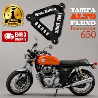 Tampa Alto Fluxo Filtro De Ar Royal Enfield Interceptor 650