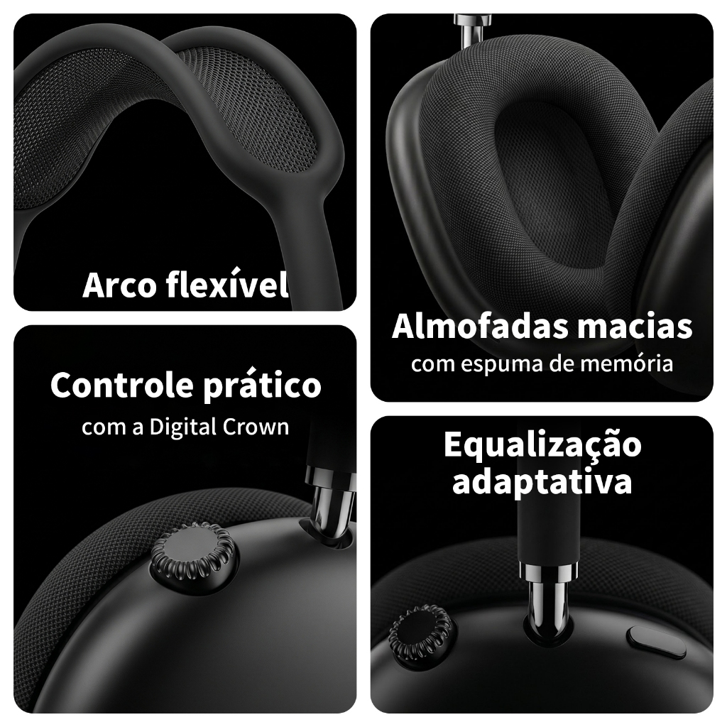 Fone de Ouvido Bluetooth Sem Fio BML A500 com ANC Híbrido — foto 9