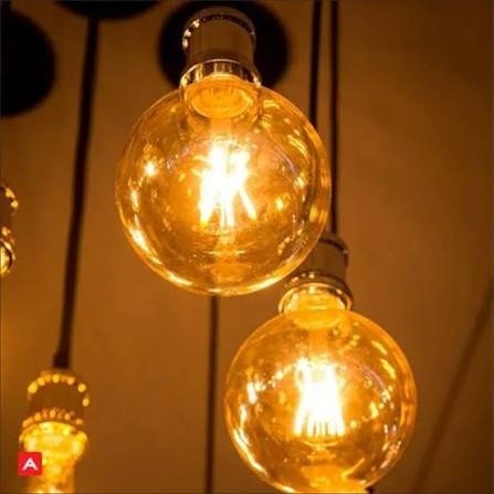Lâmpada LED G125 E27 Bivolt Alta Luminosidade Econômica Luz Branca Quente Fria ou Neutra Globo Decorativa