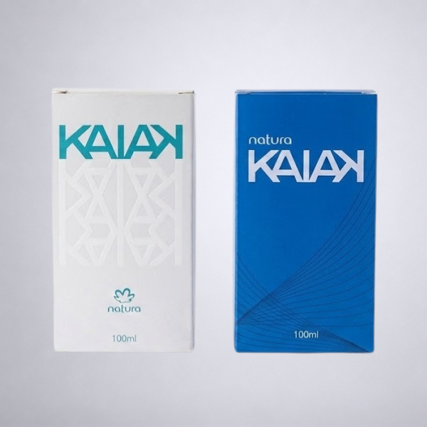 Kit 2 Perfumes Kaiak Branco + Azul Masculino Natura 100ml Masculino Aroma Marcante Sofisticado