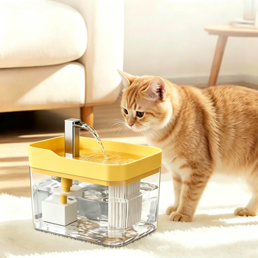 KIT FONTE Bebedouro Gatos e Cachorro Automática Bebedouro Gato Bombinha Aquario 1500ML