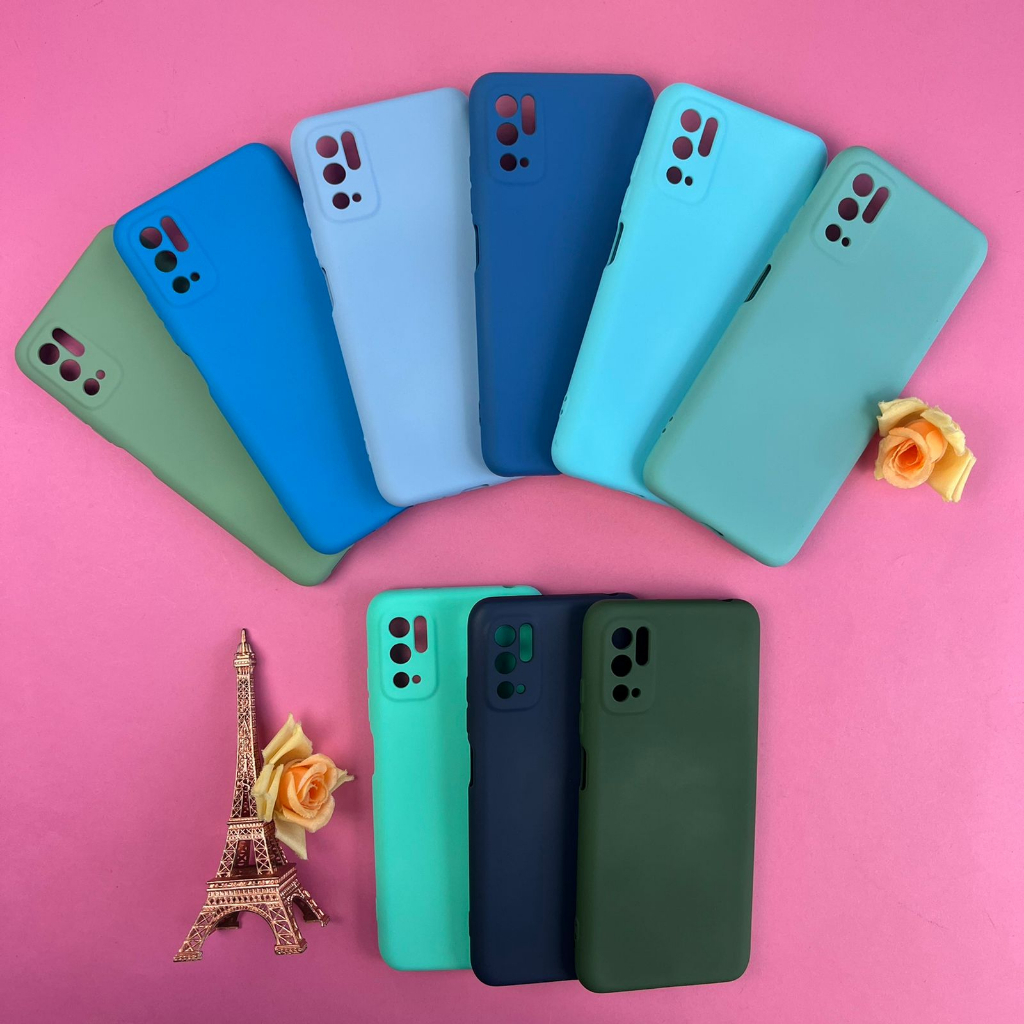 Capinha para Xiaomi Poco M3 Pro /Redmi Note 10 (5G)/ Capa Case Silicone Aveludada Colorida Forrada (CF26)
