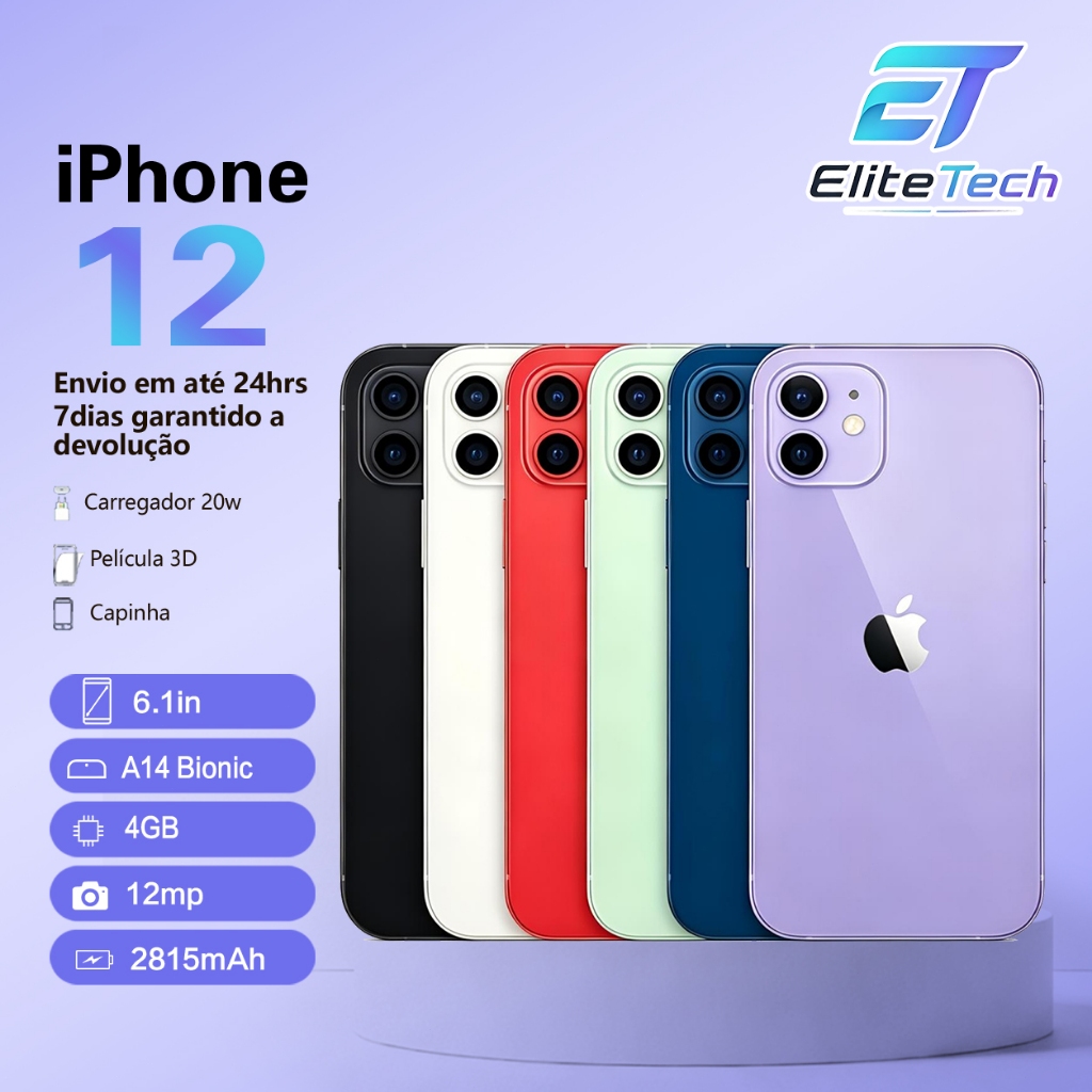 Celular IPhone 12  128Gb  Original Com Garantia (VITRINE)