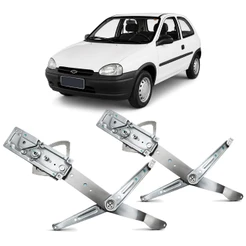Par Máquina Vidro Elétrica Dianteira Corsa 2P Pickup 94 a 2001