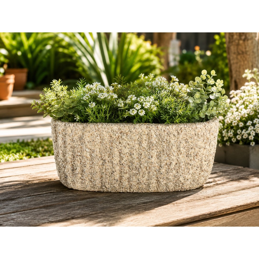 Vaso Floreira Cachepot Cerâmica Decoração Moderno Para Arranjos Plantas E Flores Artificiais