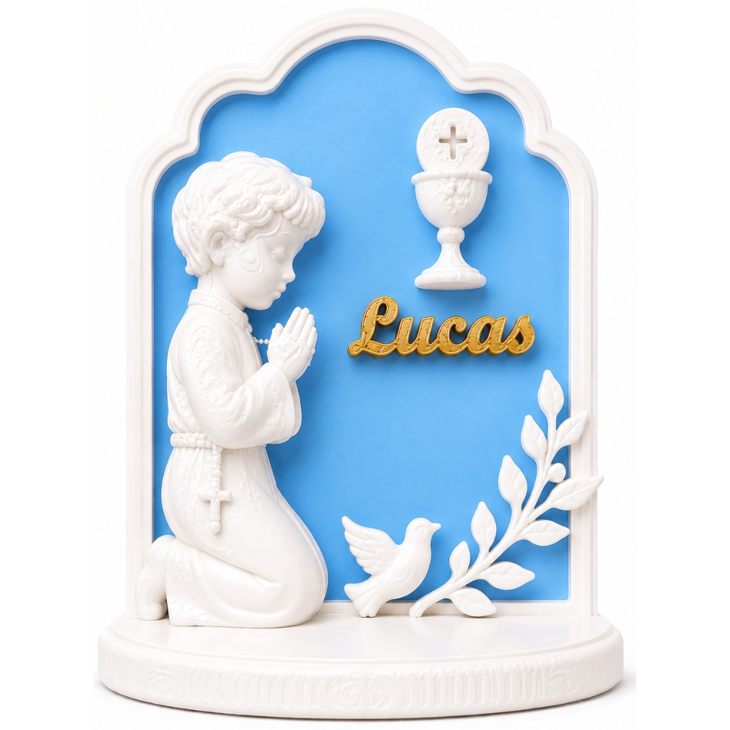 Lembrancinha Primeira Comunhão Personalizada Nome lembrança 1ª Eucaristia Decoração Menino Menina