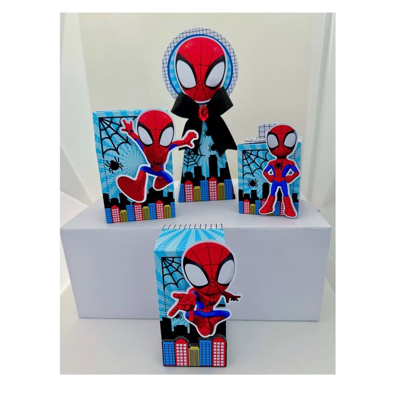 kit homem aranha, lembrancinha homem aranha, caixa homem aranha, festa homem aranha