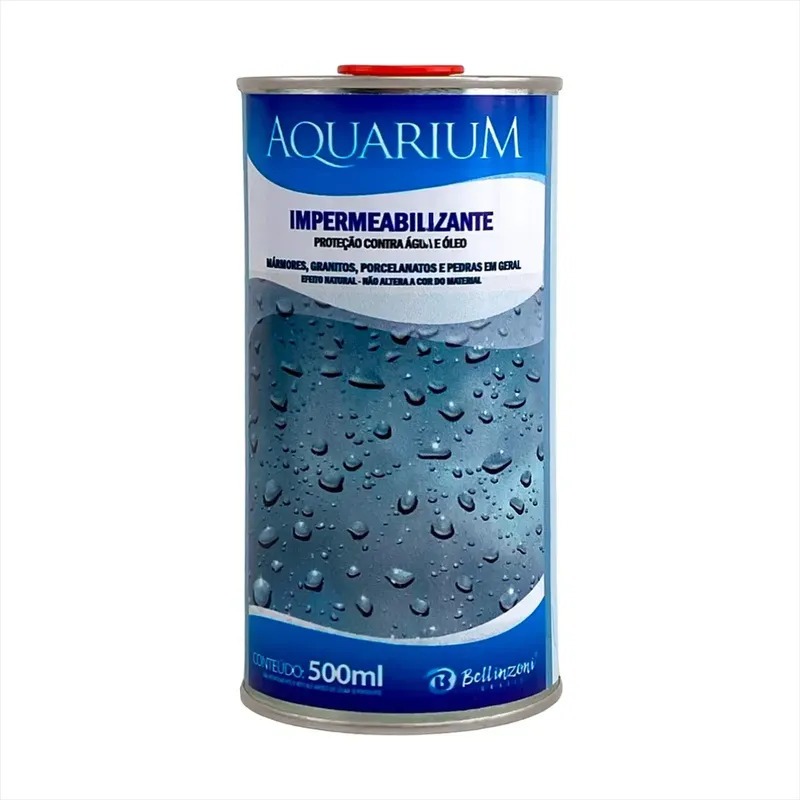 Aquarium Impermeabilizante Bellinzoni 500ml Mármore Granito Porcelanato Pedra Anti Mancha Hidro Óleo