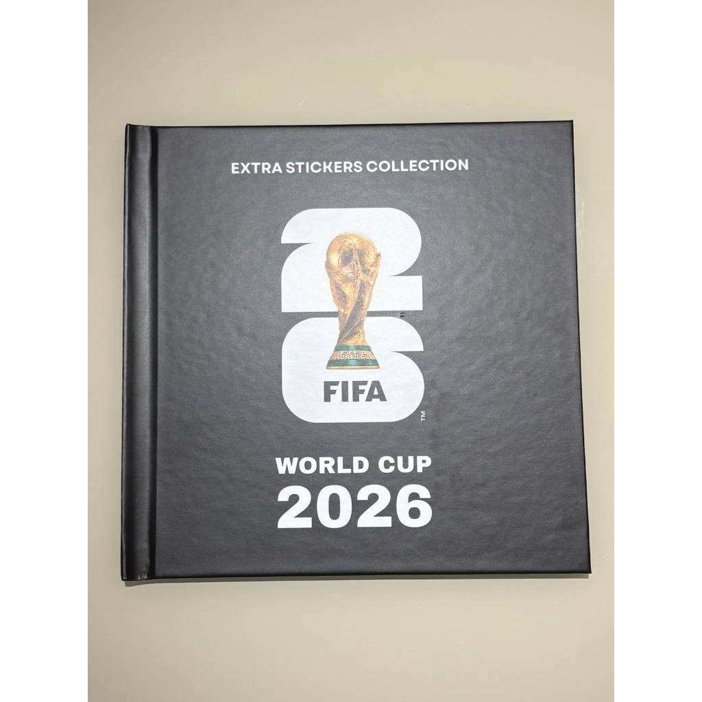 ALBUM DAS 80 FIGURINHAS EXTRAS DA COPA DO MUNDO 2026 + SLEEVES