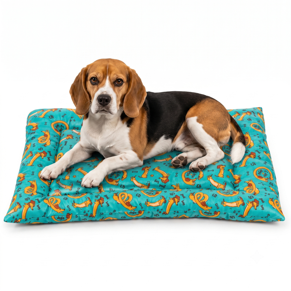 Colchonete Pet Colchão Pra Cachorro Cama Caminha Para Cães e Gatos Poliéster Lavável Resistente