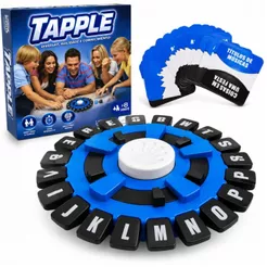 [Versão Em Portuguesa]Jogo de Palavras Tapple Alfabeto Louco Infantil - Jogo de Tabuleiro para Pais Filhos