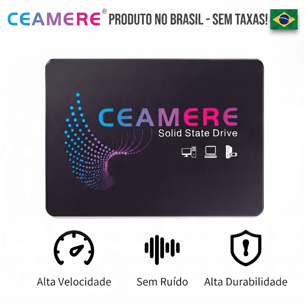 SSD 120gb 240gb CeaMere SATA III Leitura 500MB/s - SEM TAXAS E ENVIO IMEDIATO