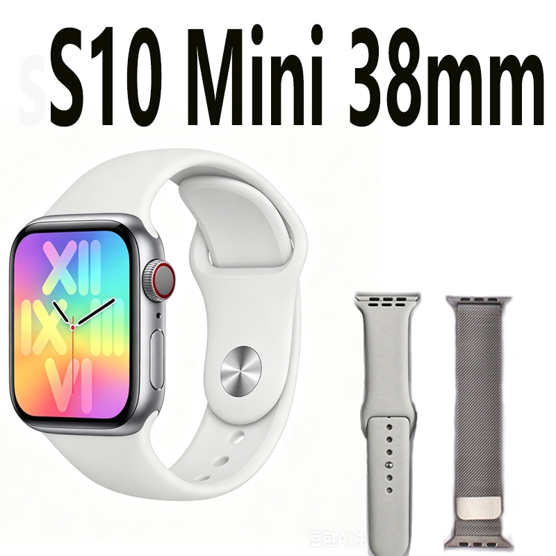2026 S10 mini 38mm Series 10 Smartwatch Personalizar Papel Mais Ideal para pulsos finos iOS e Android