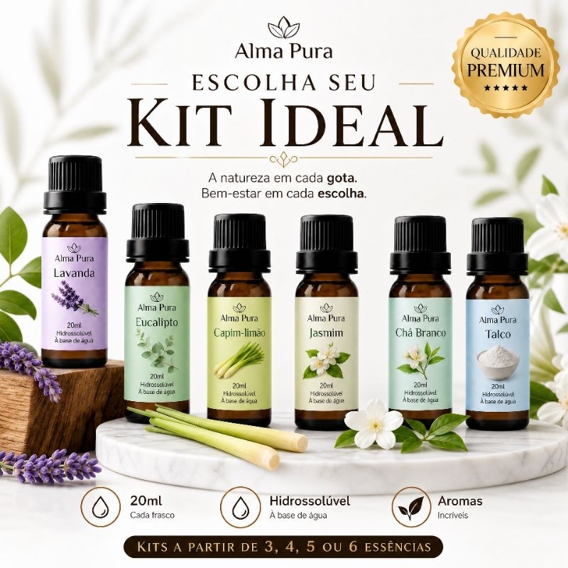 Essências Para Umidificador Aromatizador e Difusor Eletrico 20ml