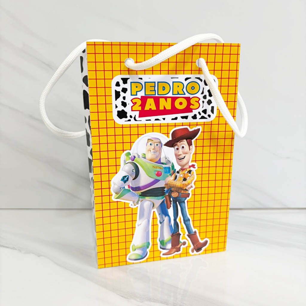 Sacolinha para Lembrancinha Toy Story Personalizado Lembrancinha Festa Infantil Aniversário