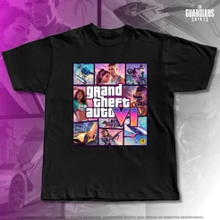Camiseta GTA VI Poster Ofc Game 100% Algodão Envio Imediato