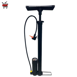 Bomba de Ar Portatil Manual Pneu de Bicicleta Moto Bola Inflavel de Ferro Reforcado