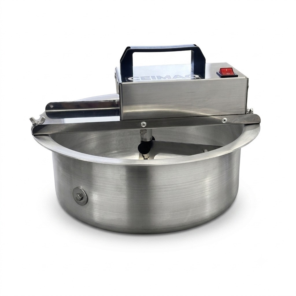Panela Mexedora Automática Ceimaq 5kg - Misturador elétrico, bivolt, para fazer massas e doces — imagem 2 de 2