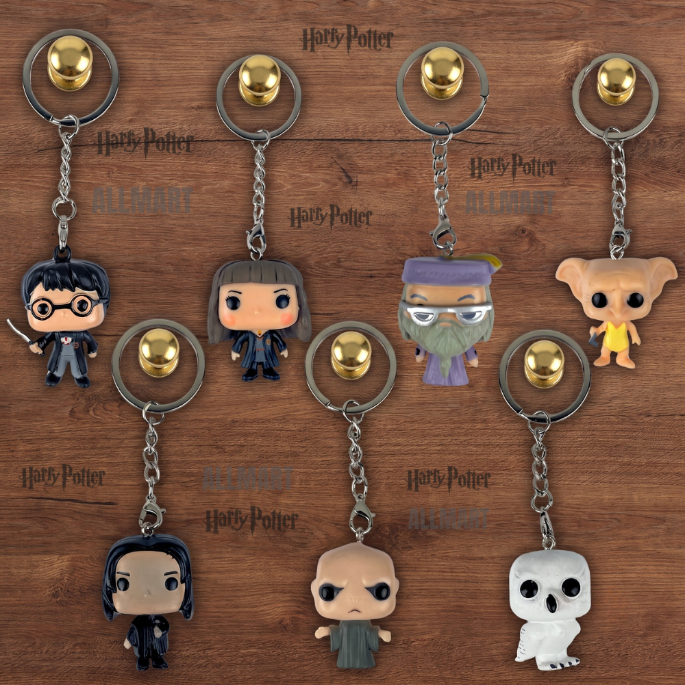 Chaveiro Harry Potter | Personagens Hogwarts 3D | Colecionável Geek