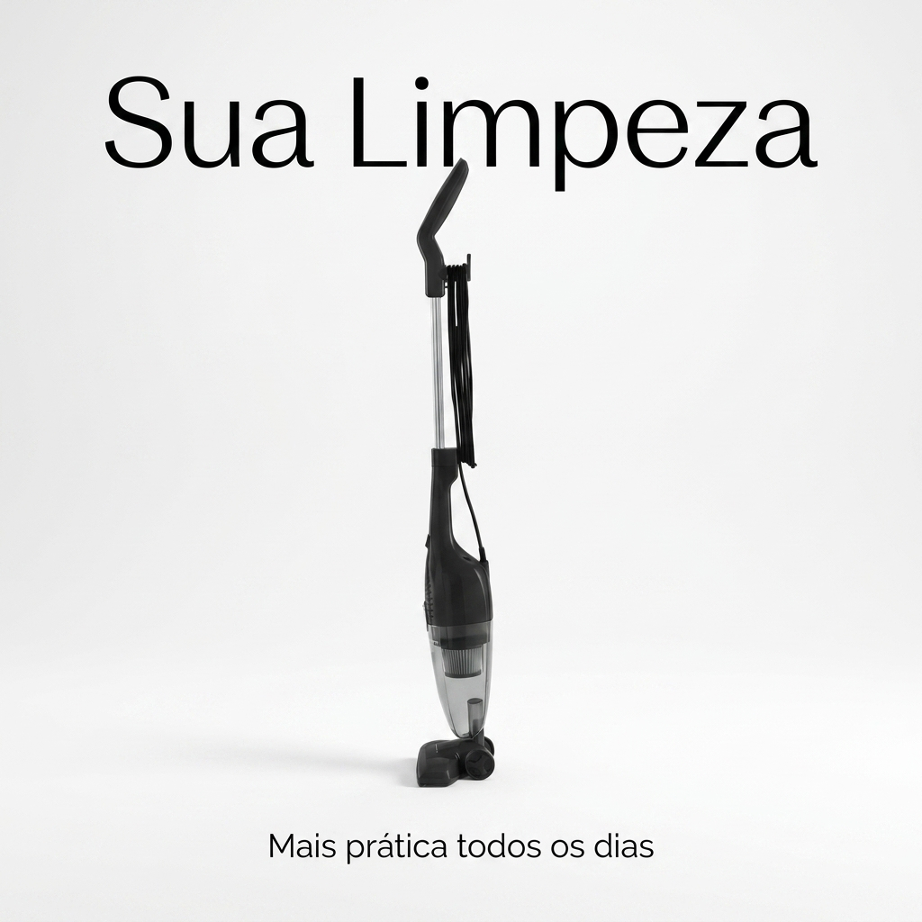 Aspirador Pó Elétrico Portátil Vertical 2 Em 1 Potente Versátil Sem Fio Limpeza 220V