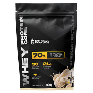 Whey Core 70% de Proteína Concentrada -   900g - Soldiers Nutrition