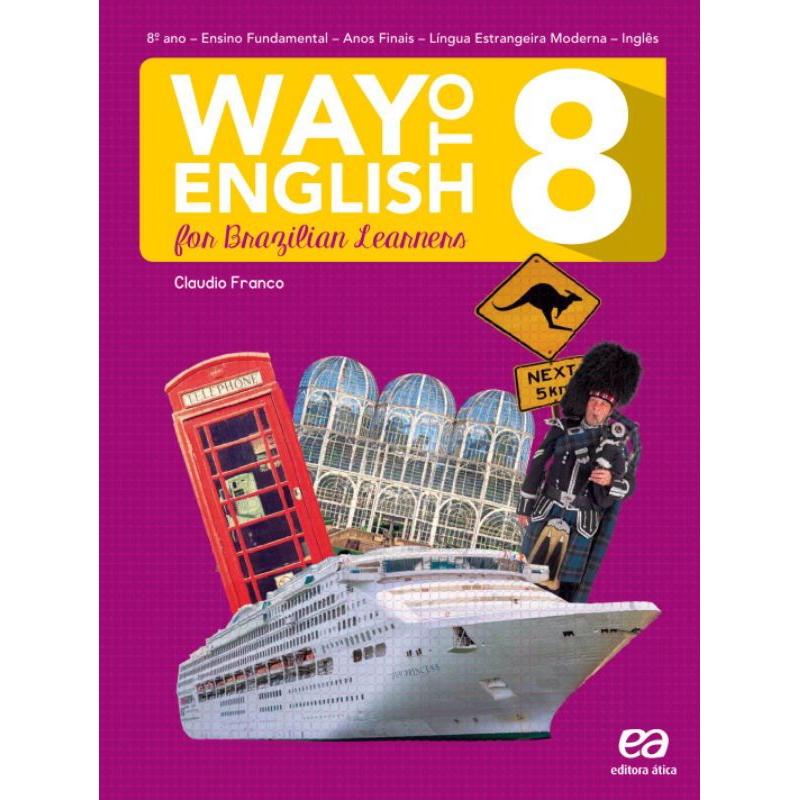 Livro impresso Way to English 8° ano (sem respostas)