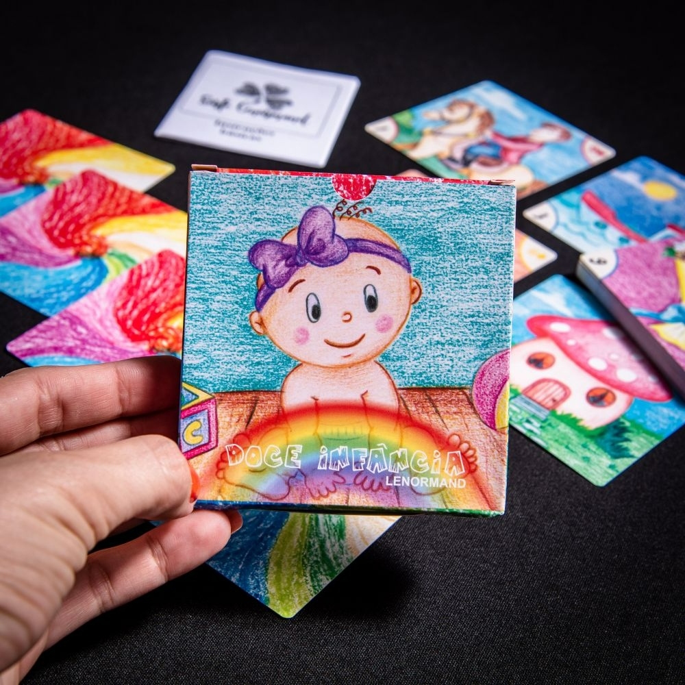 Doce Infância Lenormand - Baralho Cigano Infantil - Desenhos Exclusivos