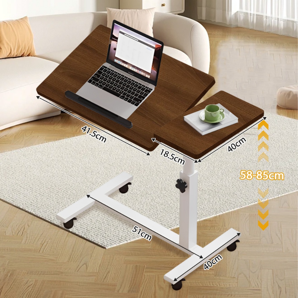 Mesa para Notebook Ergonômica Luxo MDF com Altura Ajustável e Tampo Reclinável para Cama Sofá Escritório · foto 2