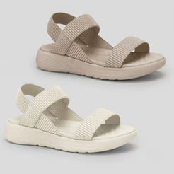 Sandália Comfortflex Feminina Flatform Tiras Elásticas Conforto Original