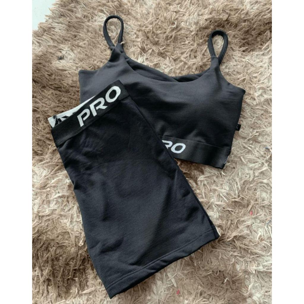 Conjunto Academia Suplex Feminino Short e Top Pro Fitness Academia Treino Esportivo Modela bumbum
