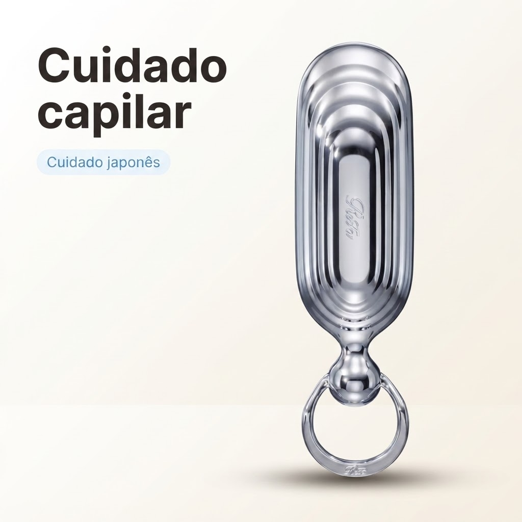 ReFa Escova de Shampoo Milk Scalp Brush para Couro Cabeludo e Limpeza Capilar