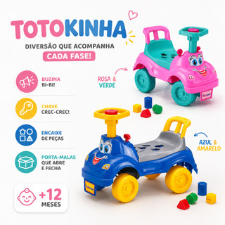 Totoka triciclo infantil menino carrinho de passeio infantil menino carrinho de passeio - Cardoso