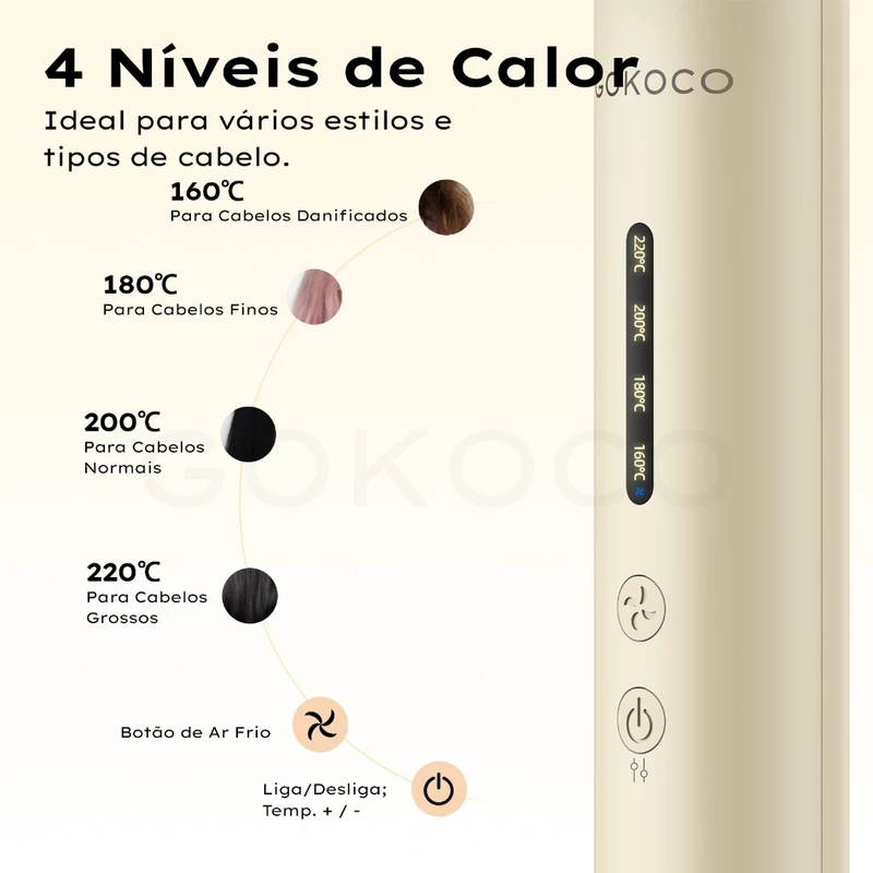 Escova Modeladora de Cabelo Gokoco — foto 6