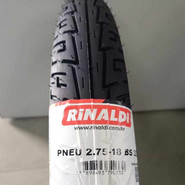 Pneu Moto Rinaldi Dianteiro 275-18 Bs32 Titan Fan Factor Ybr Start Factor Cargo125 150 160
