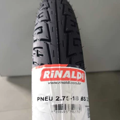 Pneu Moto Rinaldi Dianteiro 275-18 Bs32 Titan Fan Factor Ybr Start Factor Cargo125 150 160