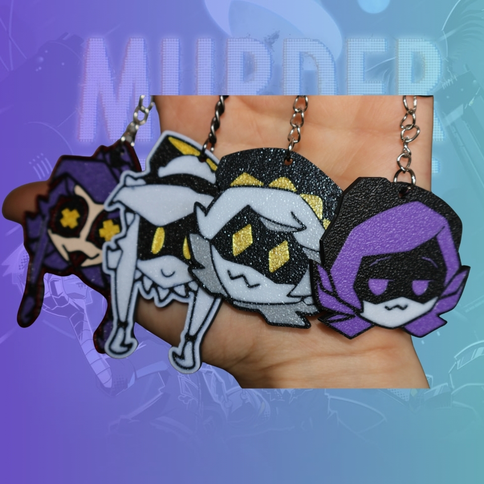 Chaveiro Murder Drones Game 3D Personalizado