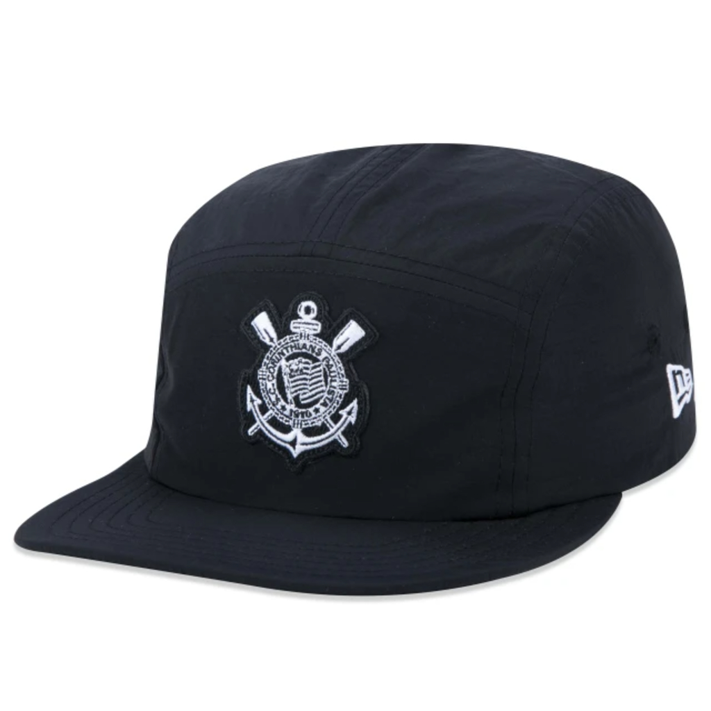 BONÉ NEW ERA CAMPER CORINTHIANS — NYLON | PATCH DO ESCUDO | AJUSTÁVEL | ORIGINAL